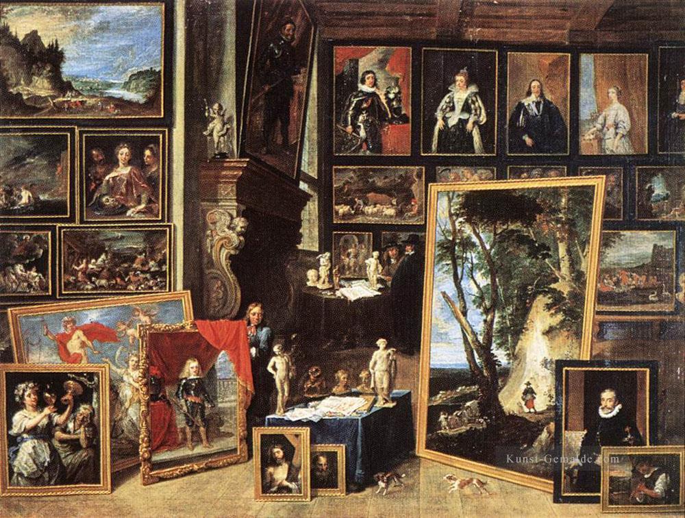Die Galerie des Erzherzogs Leopold in Brüssel 1641 David Teniers der Jüngere Ölgemälde